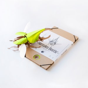 3D Paper Hercules Beetle Kit image 6
