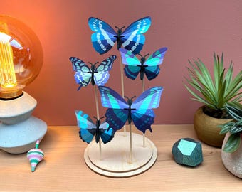 3D Paper Butterfly set of 5