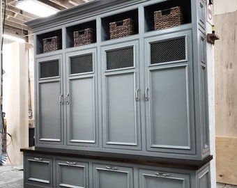 Mudroom Lockers And Custom Furniture By Speckcustomwoodwork