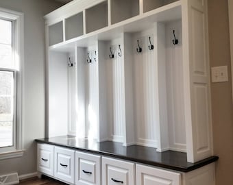 Mudroom Lockers And Custom Furniture By Speckcustomwoodwork