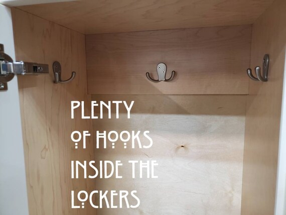 The Asheville Gray Mudroom Lockers Storage Bench Cubbies Etsy