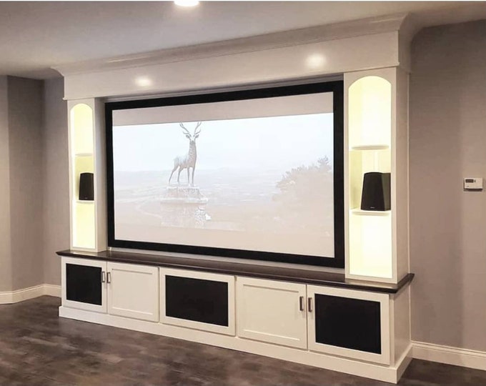 Shaker Home Theater Media Center Etsy