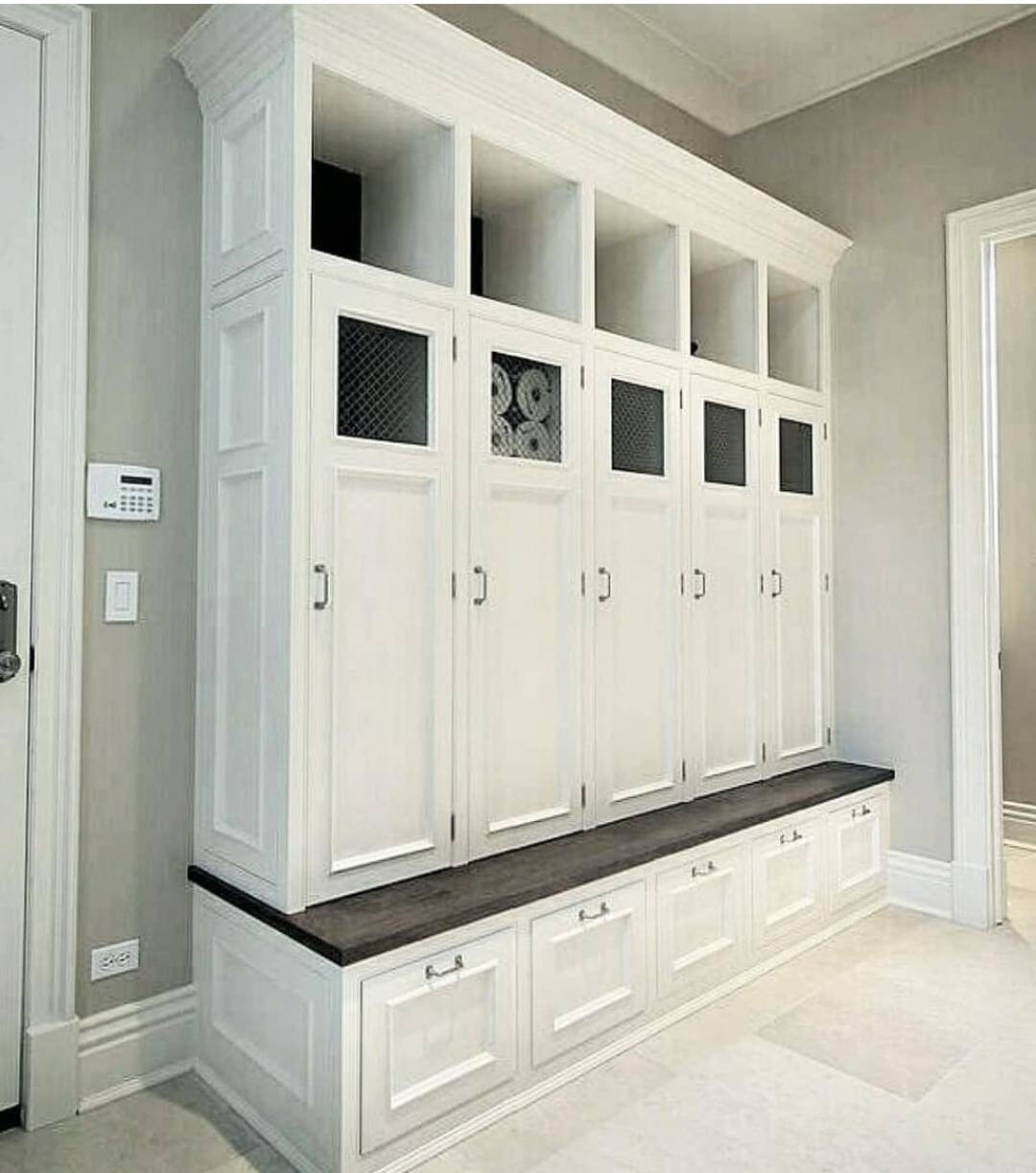 THE GEORGIA Mudroom Lockers Bench Storage Furniture Cubbies