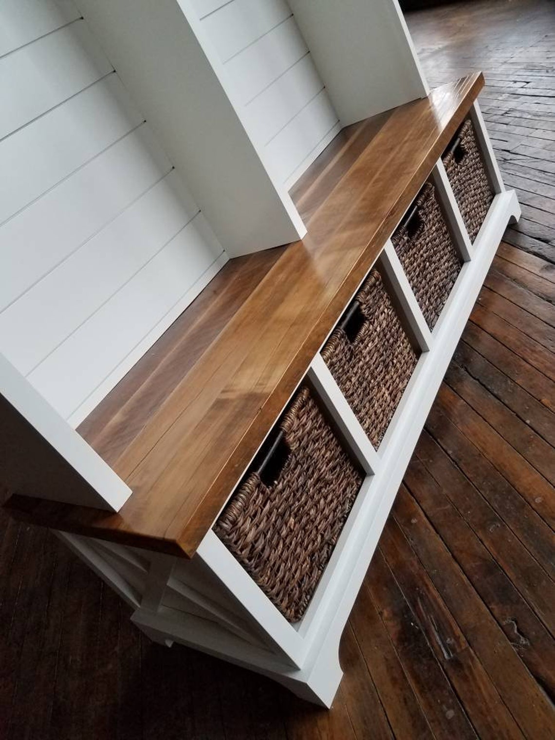 THE MEMPHIS Mudroom Lockers Bench Storage Farmhouse Furniture Etsy Canada