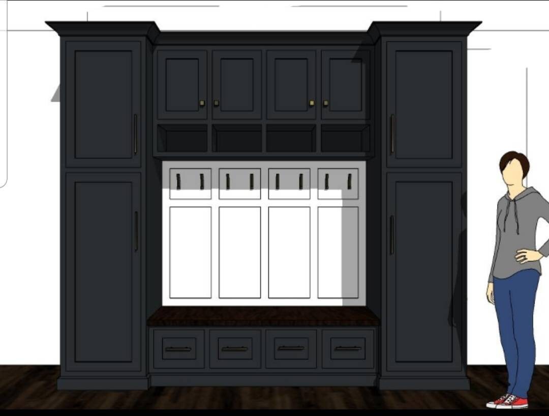 THE CAMBRIDGE Mudroom Locker Hall Tree Bench Storage Cubbies Etsy