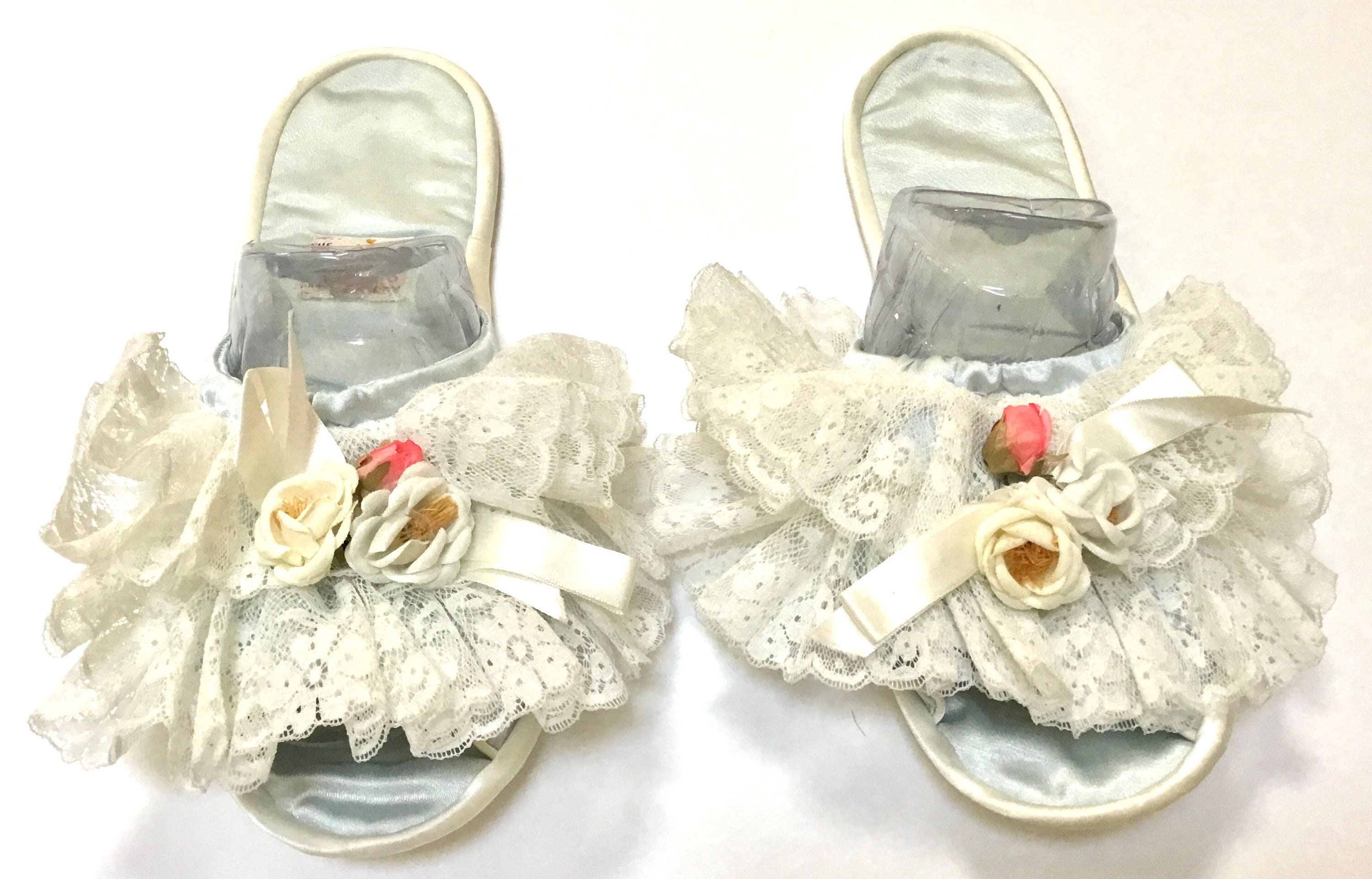 Squeak Samarbejde måske Vintage Madyes Brides Slippers / NOS / SZ Med / House Shoes / - Etsy