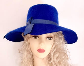 Sombrero flexible vintage Henry Pollack / NOS / 22” / Accesorios / Sombrero de invierno / Sombrero de lana / Retro / Boho / Hippie / The Metropolitan