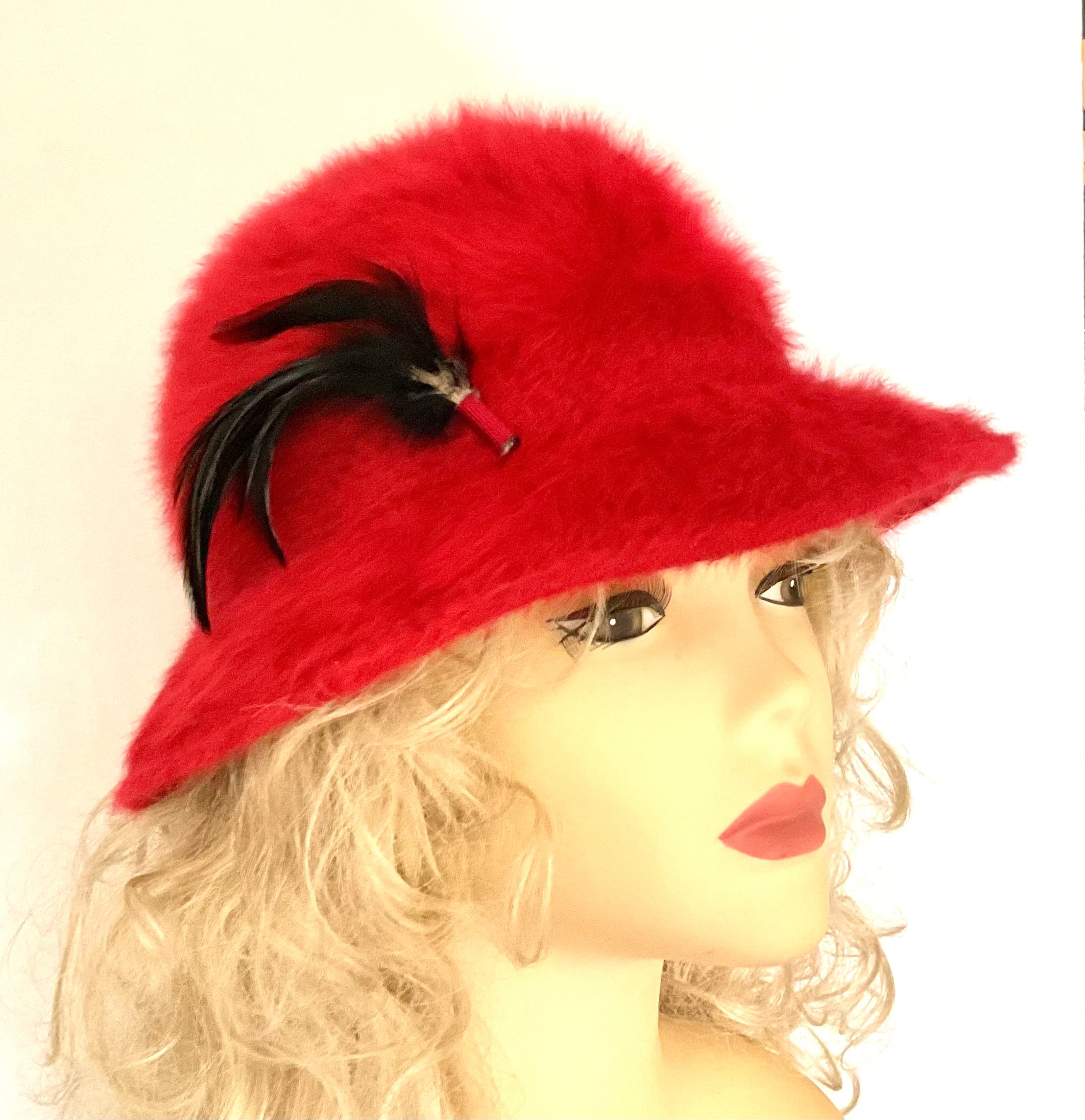 Vintage Red Kangol Bucket Hat / Retro / Boho / Preppy  display picture 3