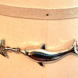 Vintage Anne Klein Dolphin Chain Belt / 40” / Accessories  display picture 3