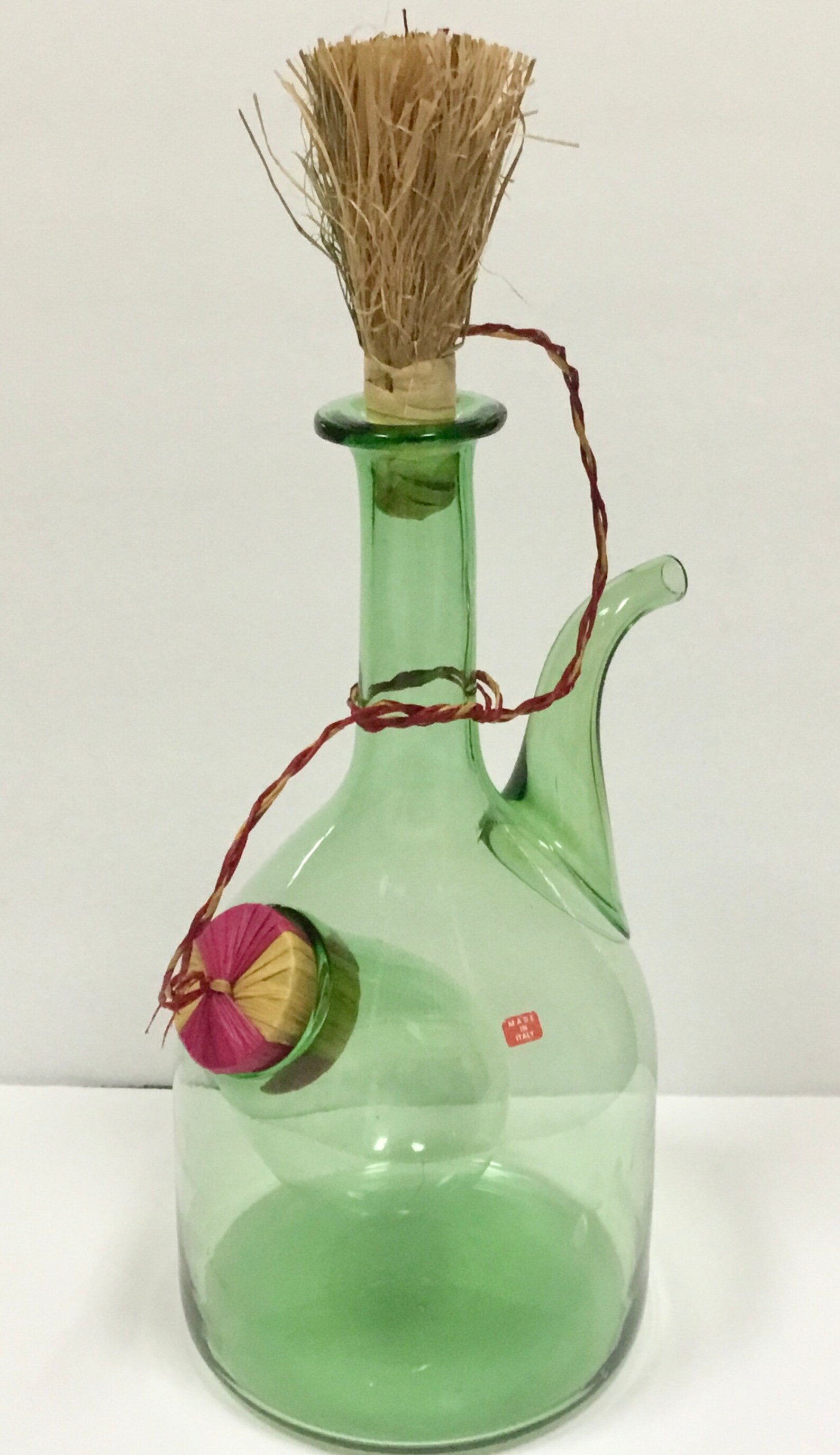 Vintage Glass Wine Cooler Carafe / Italy / Wine Chiller / Home Etsy