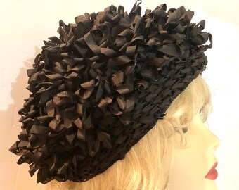 Vintage Italy Flower Straw Hat / Soprattutto Cappelli / 22  display picture 3