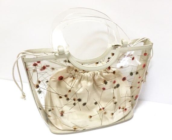 clear top handle bag