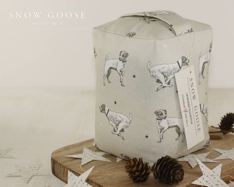 Dog Lavender Doorstop Gifts For The Home Natural Gift Etsy