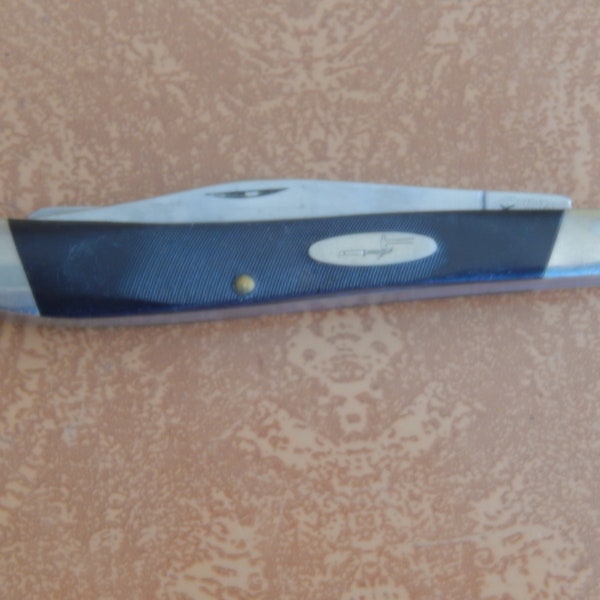 Buck Knife Model 311 Vintage Slim Pocket Knife Dual Blade 7.5" length