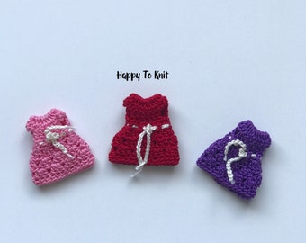 Miniature clothes - Set of three miniature dresses