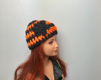 Halloween theme beanie hat for fashion dolls