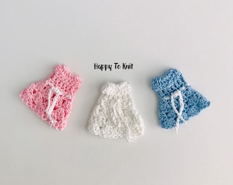 Miniature clothes - Set of three miniature dresses