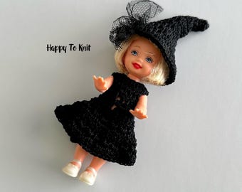 Miniature Halloween outfit to fit 4.5” Kelly doll