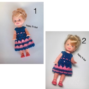 Kelly doll clothes- dress for Kelly doll or any 4.5&quot; doll