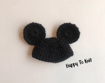 Mouse Ears for Christmas Elf, fashion dolls and Amuse peanut -Mickey ears
