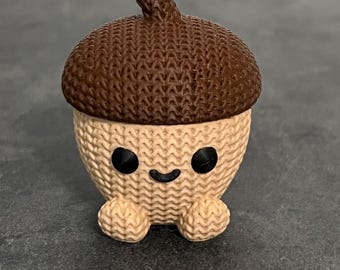 3D Knitted Acorn