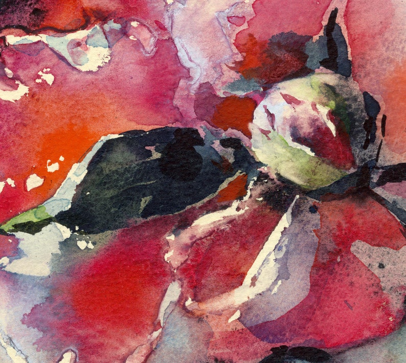 Pink Peonies Art Print of Watercolor Painting - Peony Flower Wall ...