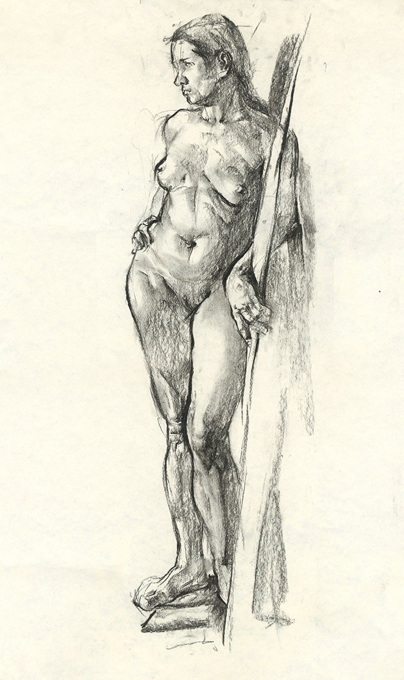 Beautiful Erotic Sketch Of Woman