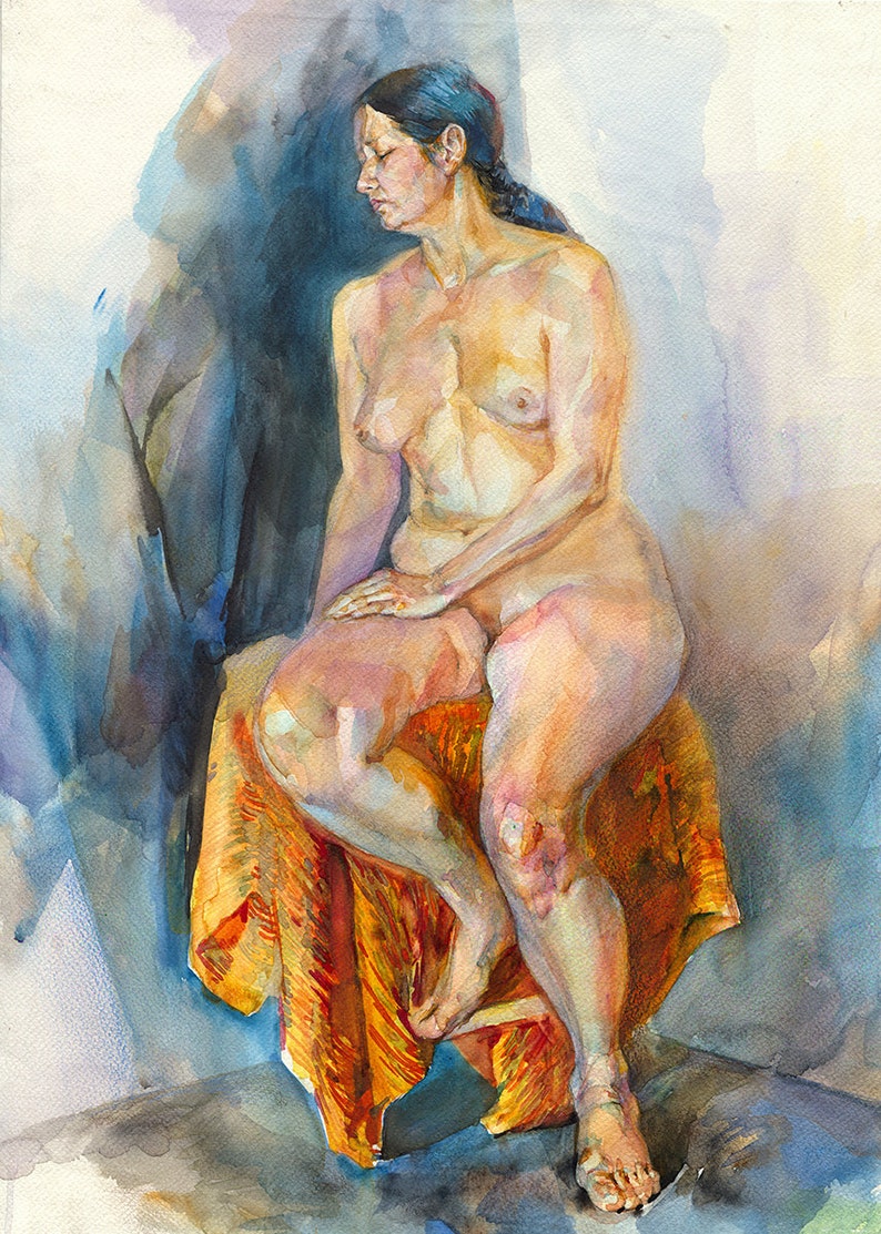Latest Fashion Renoir Reproduction Nude Fat Woman Oil Painting