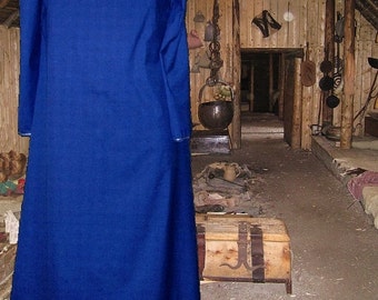 Renaissance Gown Medieval Kirtle Costume SCA Garb Choice Color Ctn 4 Surcotes Norse lxl FREE SHIP