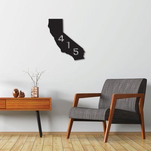 Love from California Metal Sign California State Sign USA State Sign Metal Traveler Gift California Sign American State Wall Decor