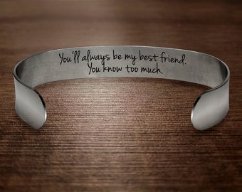Best Friend Bracelet / Personalized Bracelet for Women / Best Friend Gift / Gift for Her