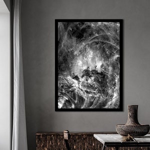 Art Print Black and White Wall Art Contemporary Print Modern Wall Art Print Pearl Photo Bedroom Home Decor Abstract Poster Ship Sea Art