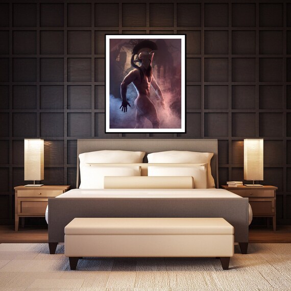 Fine Art Print Photography Male Nude Portrait Abstract Figurative Body Naked Gay Art Men Modern Home Decor Wall Art 300 Spartan Gifts Ideas