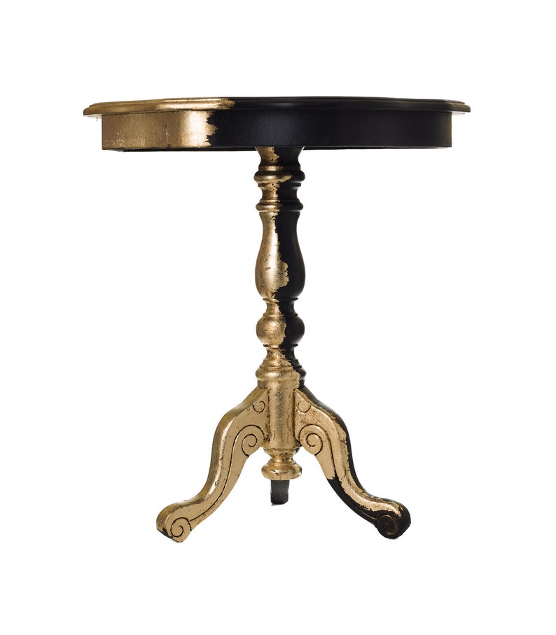 Coffee Table furniture Commission table gold leaf Wooden Etsy