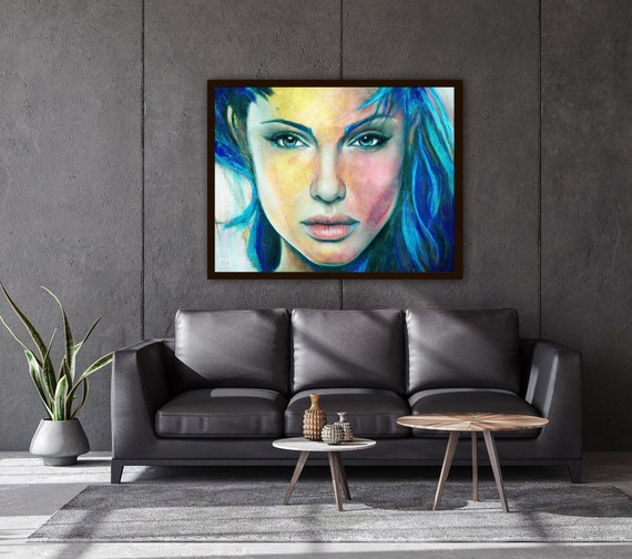 Wall Art Prints Trendy Contemporary Wall Art Print Painting Etsy UK