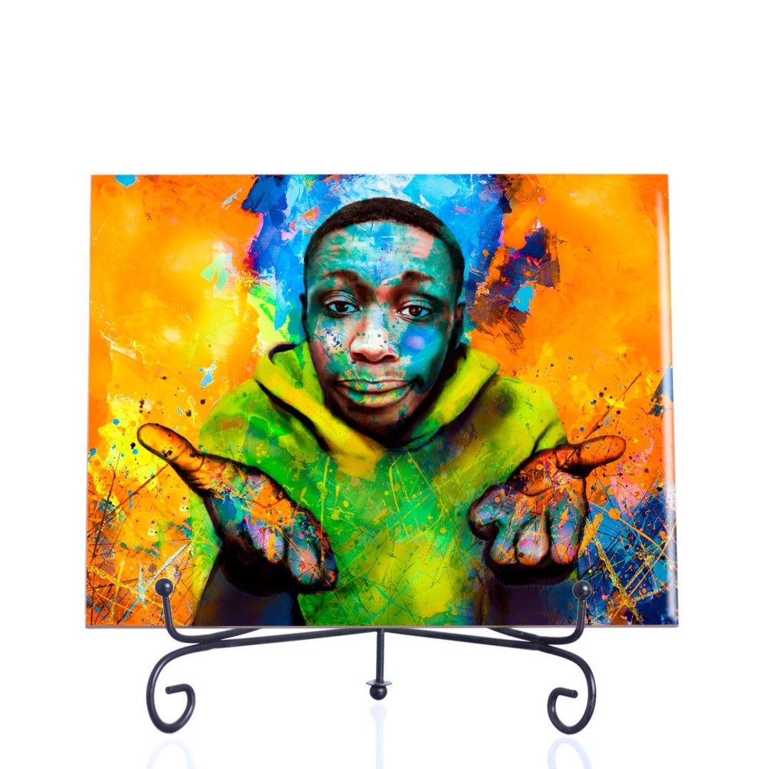 Khaby Lame Art Gift for Her Friend Birthday Gifts for Her Unique Fan