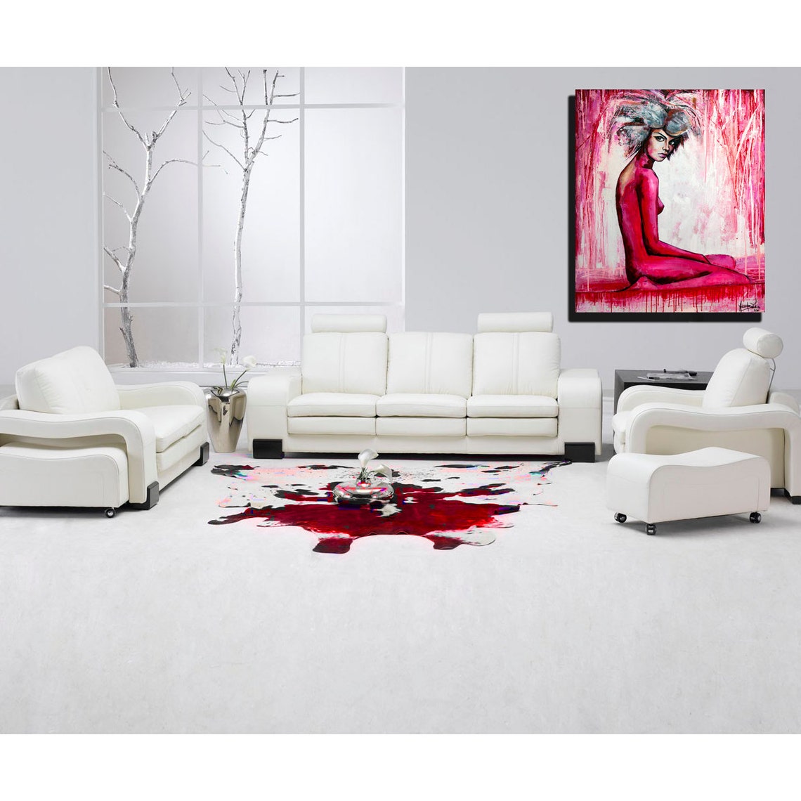 Original Nude Art Naked body painting Erotic naked art Body Etsy