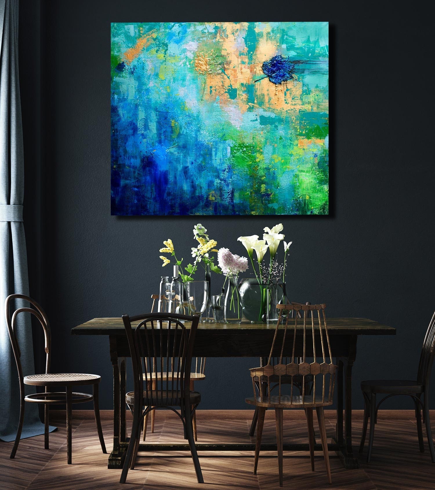 Oil Painting Abstract Painting Wall Artwork Original Oil Paintings On