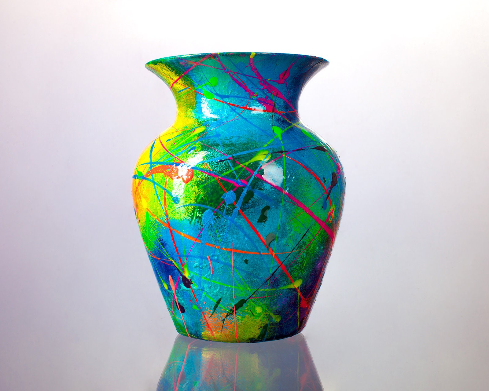 HOME DECOR accessories resin art VASE abstract modern vase Etsy