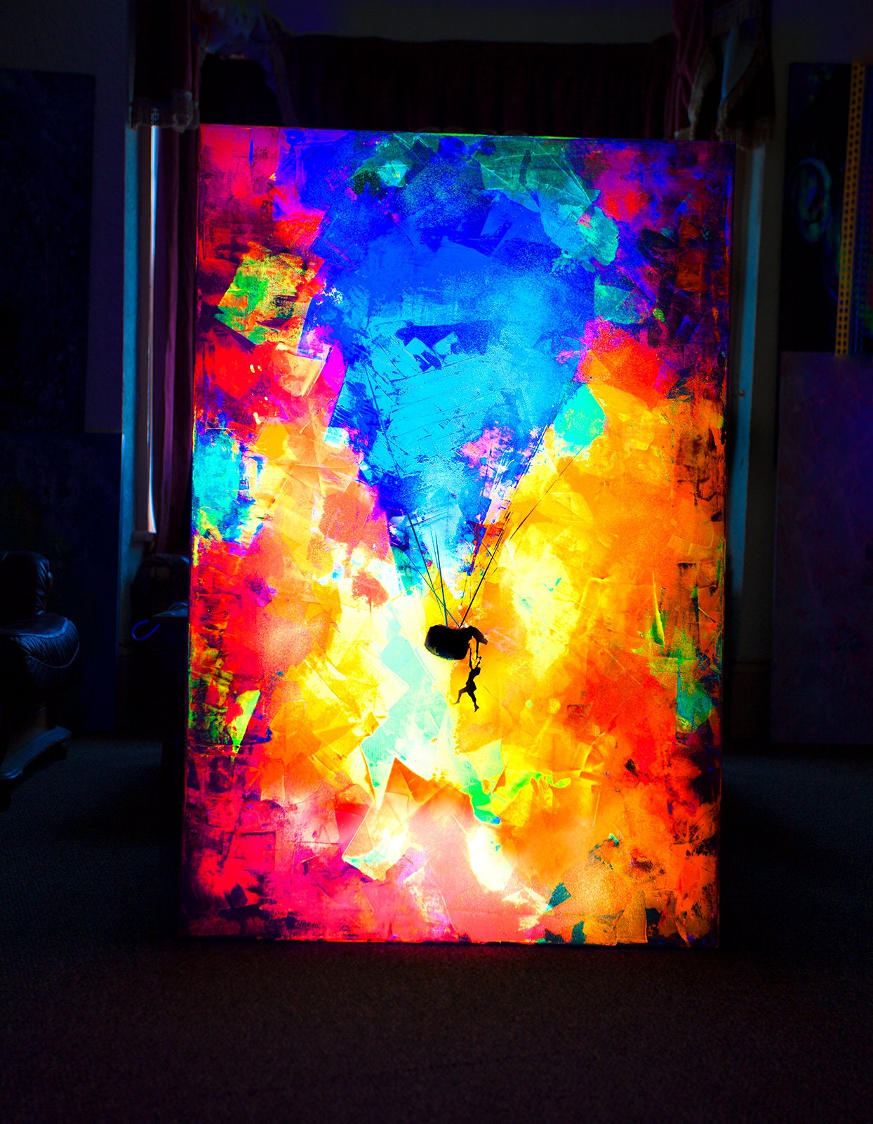 Neon UV 3D Fabric Paint by Moon Glow 125ml 