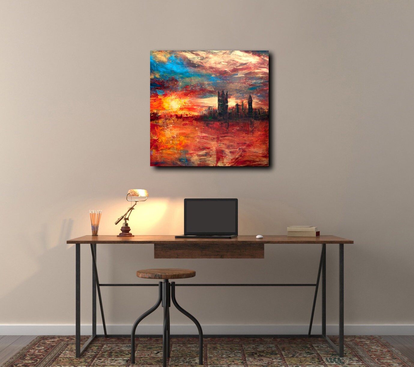 Painting on Canvas Original Abstract Painting Acrylic Large Etsy UK