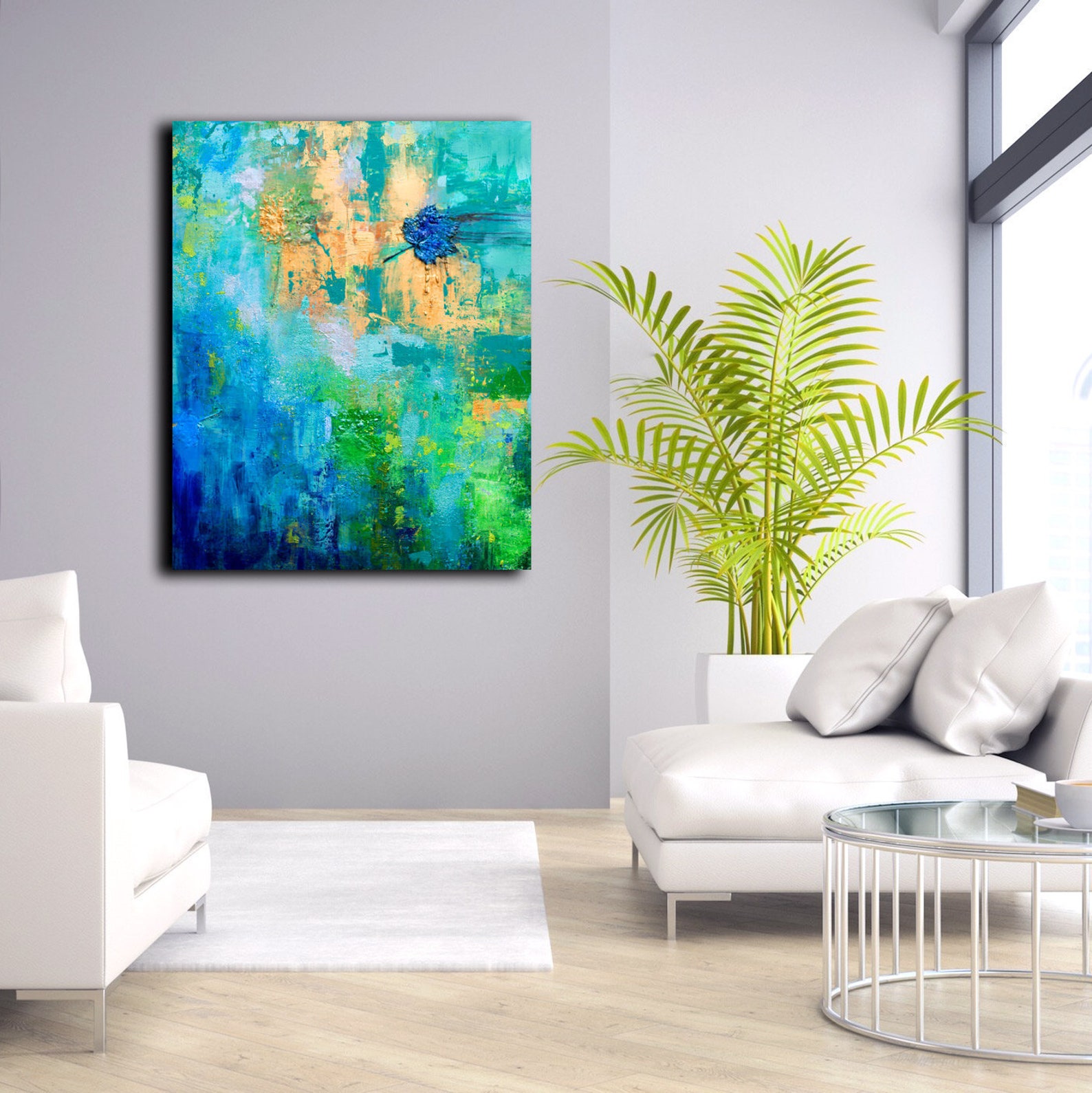 Art ABSTRACT PAINTING Original on Canvas wall art painting UK Etsy