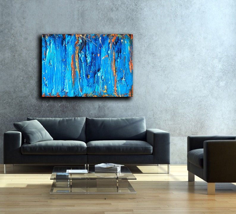 Original Abstract Wall Art Painting on Canvas Modern Wall Art - Etsy UK