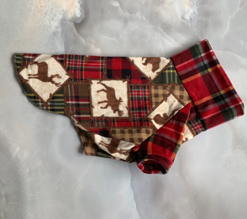 TOOTH /& HONEY medium dog sweater pitbull sweater big dog sweater fleece dog sweater winter print