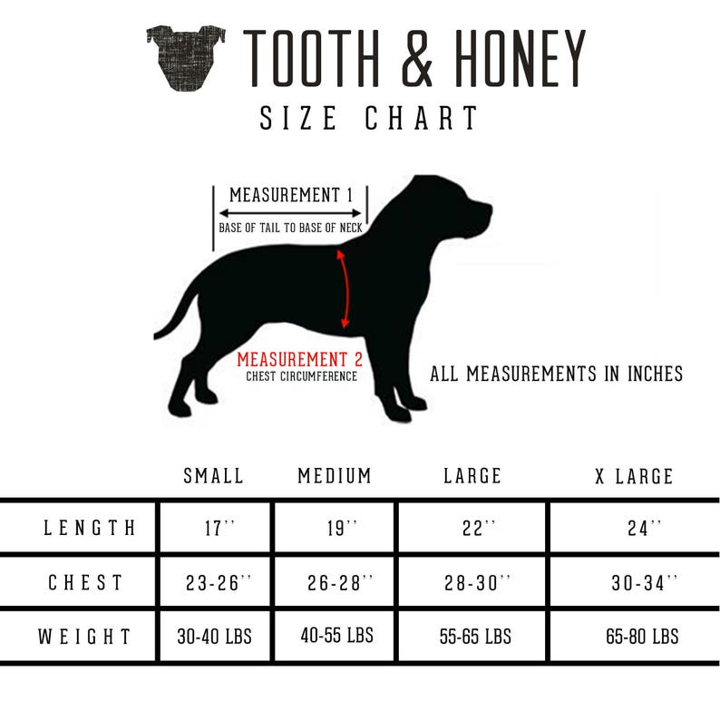 TOOTH /& HONEY medium dog sweater pitbull sweater big dog sweater fleece dog sweater winter print