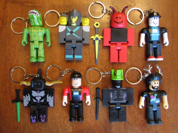 Roblox Mystery Box Figures Repurposed Into Key Chain Back Pack Etsy - maelstronmer roblox toy code