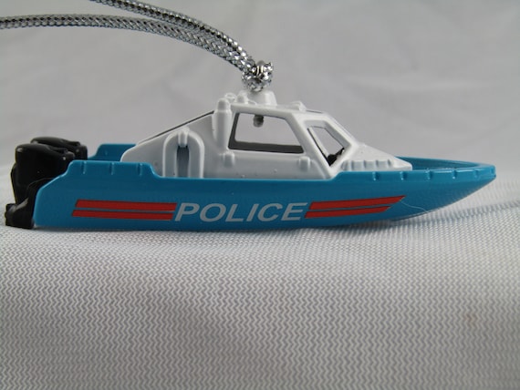 matchbox police boat
