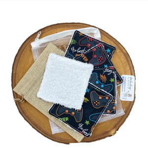 Wiederverwendbare Gesichtspads, Bio-Bambuspads, Baumwollrunden, Make-up-Entfernerpads, Gesichtstücher, Strumpffüller, Geschenke für Teenager, Spielkonsolen