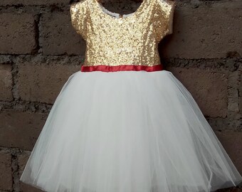 slim fit dress slacks Gold and Red High Low Gown (#Amber)