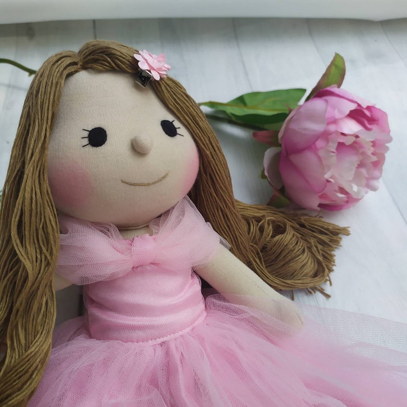 Princess Doll Long Hair Doll keepsakes doll Flower girl image 7